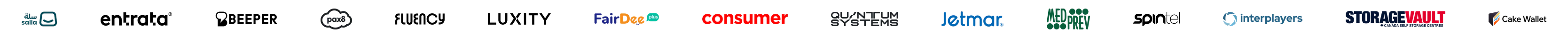 Clientes que usam Chatwoot: Salla, Entrata, Beeper, Pax8, Fluency Academy, Luxity, FairDee, Consumer, Quantum Systems, Jetmar, Medprev, SpinTel, Interplayers, StorageVault Canada, Cake Wallet